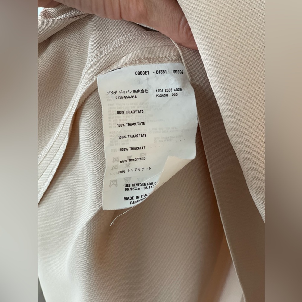 Prada beige dress, size 42 European - Picture 5 of 6
